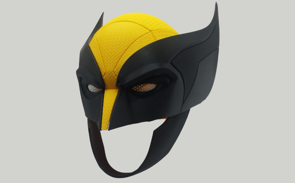 Máscara do Wolverine – Impressão 3D em Filamento PLA