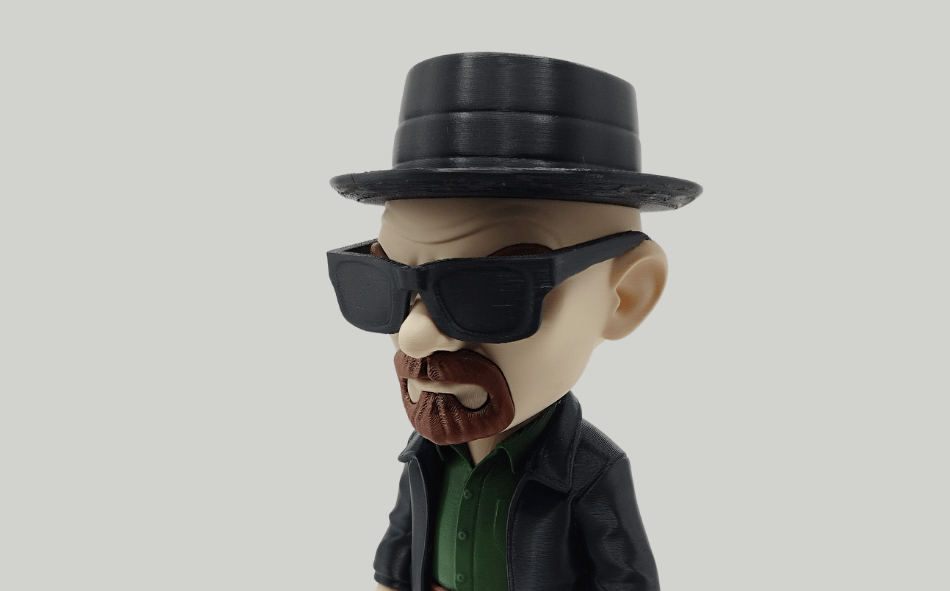 Heisenberg – Impressão 3D em PLA Colorido (Multiparte)