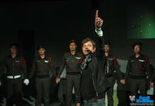 Rajesh Hamal in a Play at Theatre Village Rajesh Hamal Anup Baral in Play Court Martial