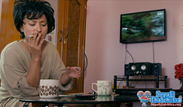 Namrata Shrestha smoke Chhadke Nepali Movie