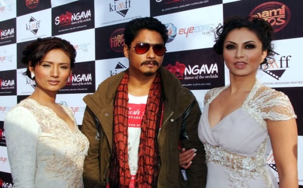 Actors of Soongava Nepali Movie at Premiere2