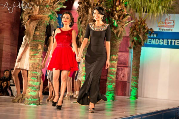 Namrata Shrestha and Bina Ghale at Trendsetters 2 Fashion Show