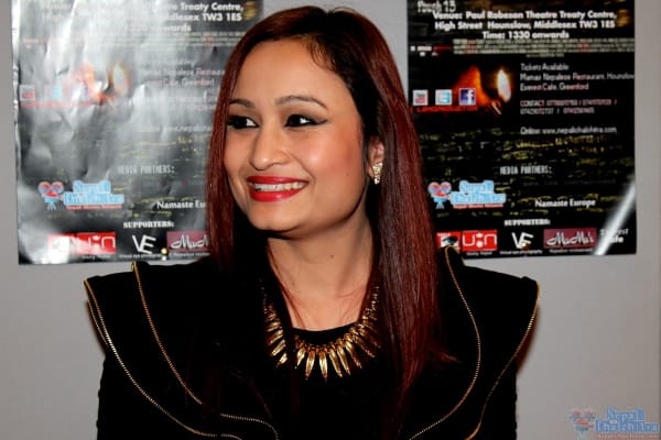 Model Pooja Karki at Dhanda Nepali Movie Screening Model Pooja at Dhanda Screening