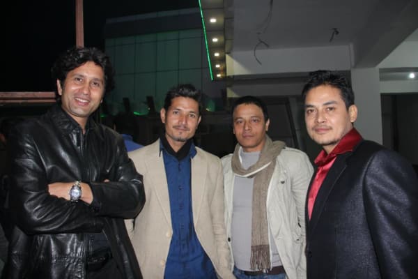 Dil Bhusan Pathak,Arpan Thapa,Anup Baral and Sudarshan Thapa Dhanda Nepali Movie