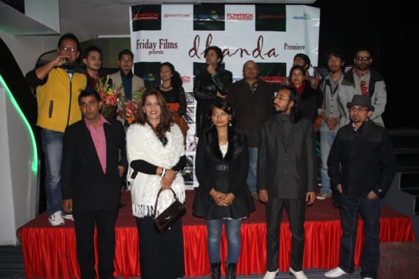Dhanda Nepali Movie Premiere on Stage