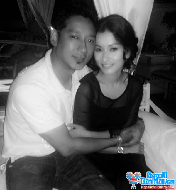 Namrata Shrestha with Prem Ghale Namrata Shrestha with Prem Ghale
