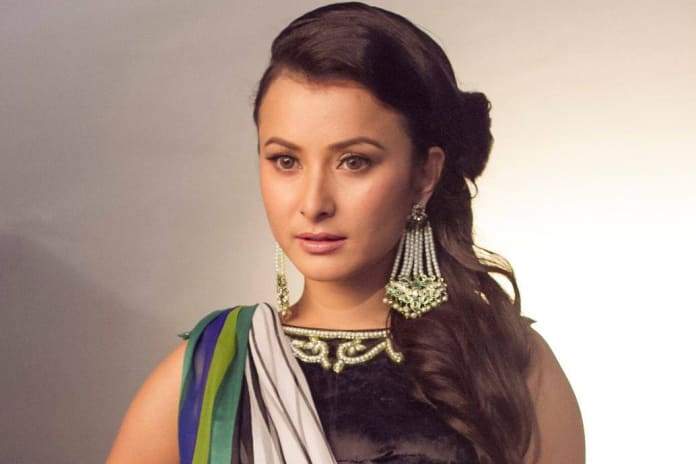 Namrata Shrestha behing Wave magazine shoot