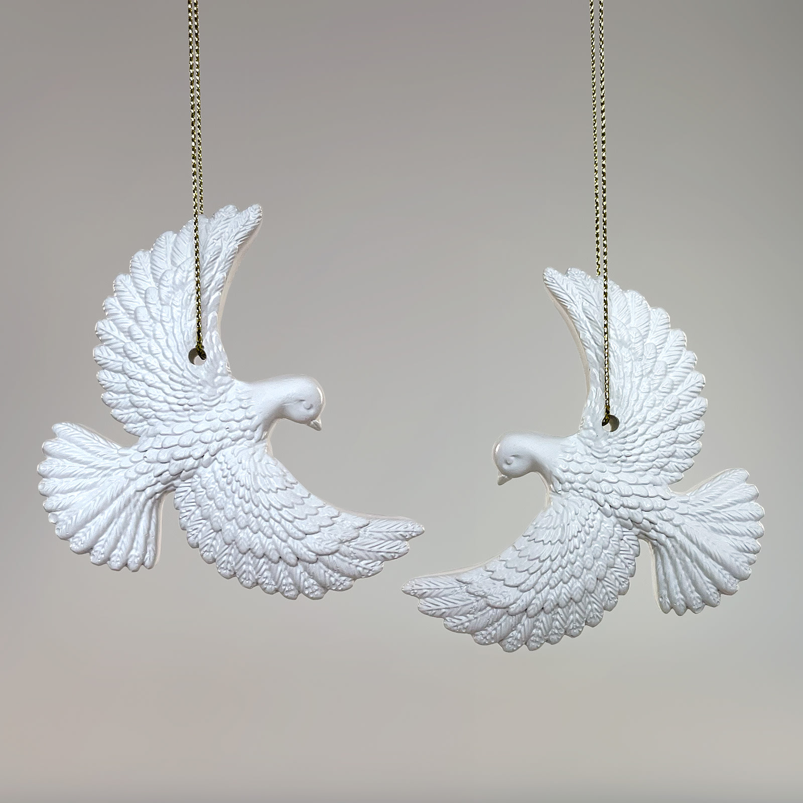 Фігурка Дикі Горлиці Дружби – підвіски зі шнурком (набір з 2 штук) з Гіпсу