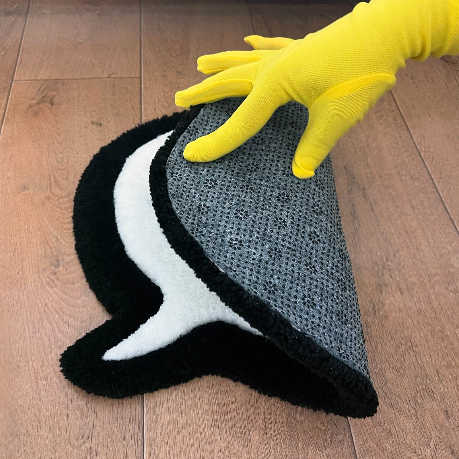 Килим Веселе Авокадо та бульбашка "Hello!" (набір з 2 килимів) | Тафтинговий Килим від майстерні "Щаслива Качка" - Слайд 8