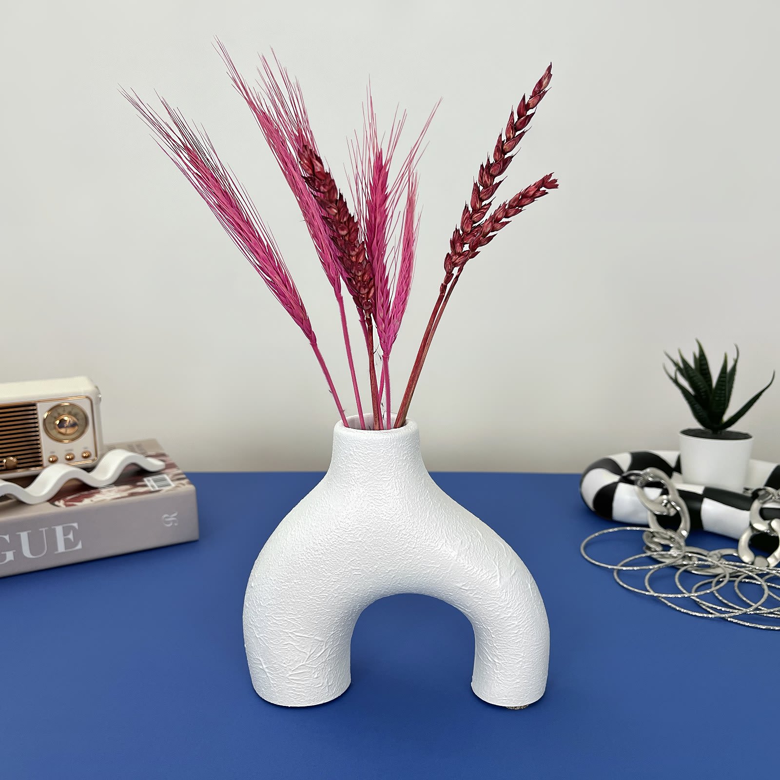 Ваза Арка Фактурна | Гіпсовий Виріб від майстерні "Щаслива Качка" - Слайд 8