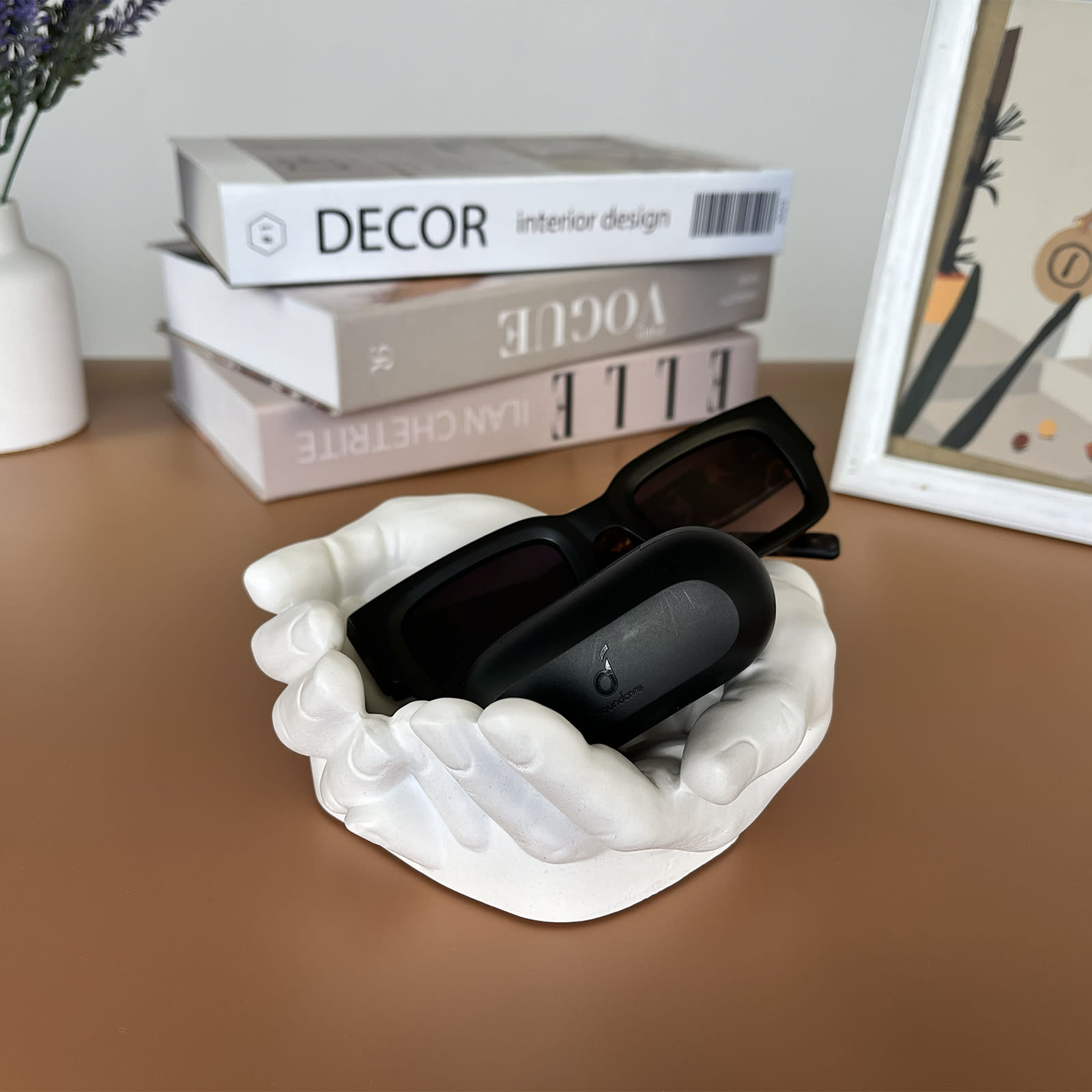 Кашпо Долоні | Гіпсовий Виріб від майстерні "Щаслива Качка" - Слайд 7