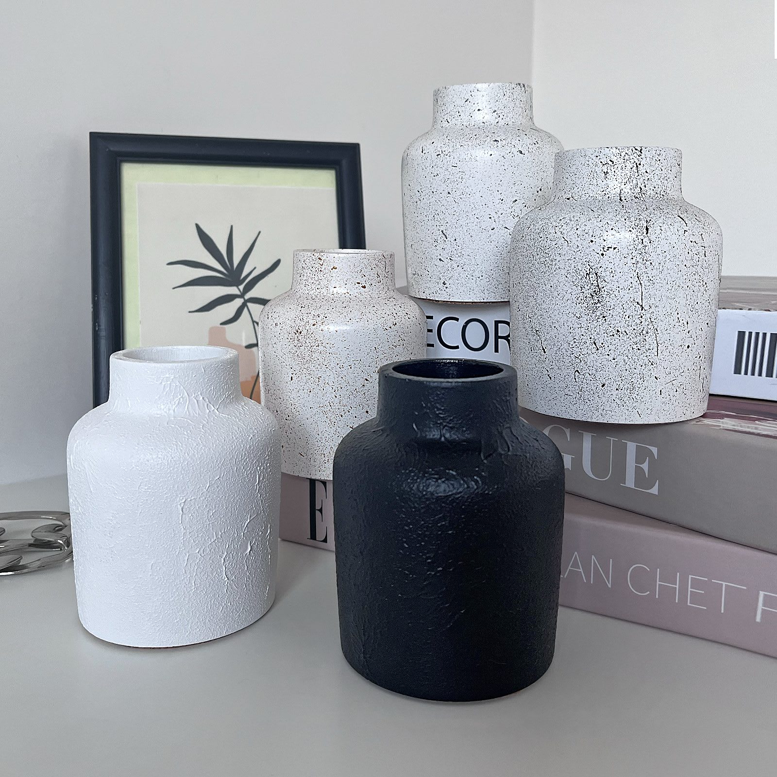 Ваза Scandi Фактурна | Гіпсовий Виріб від майстерні "Щаслива Качка" - Слайд 11