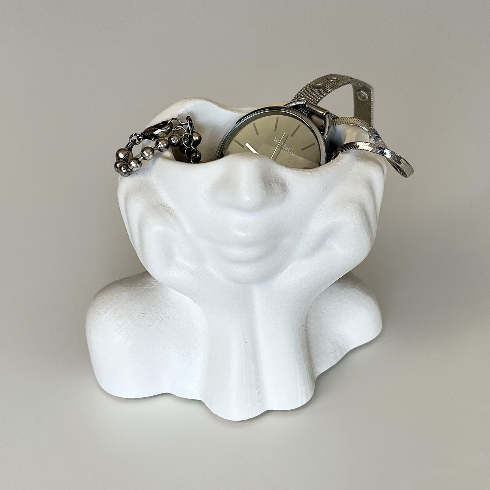 Кашпо Ніжна Мрійниця | Гіпсовий Виріб від майстерні "Щаслива Качка" - Слайд 4