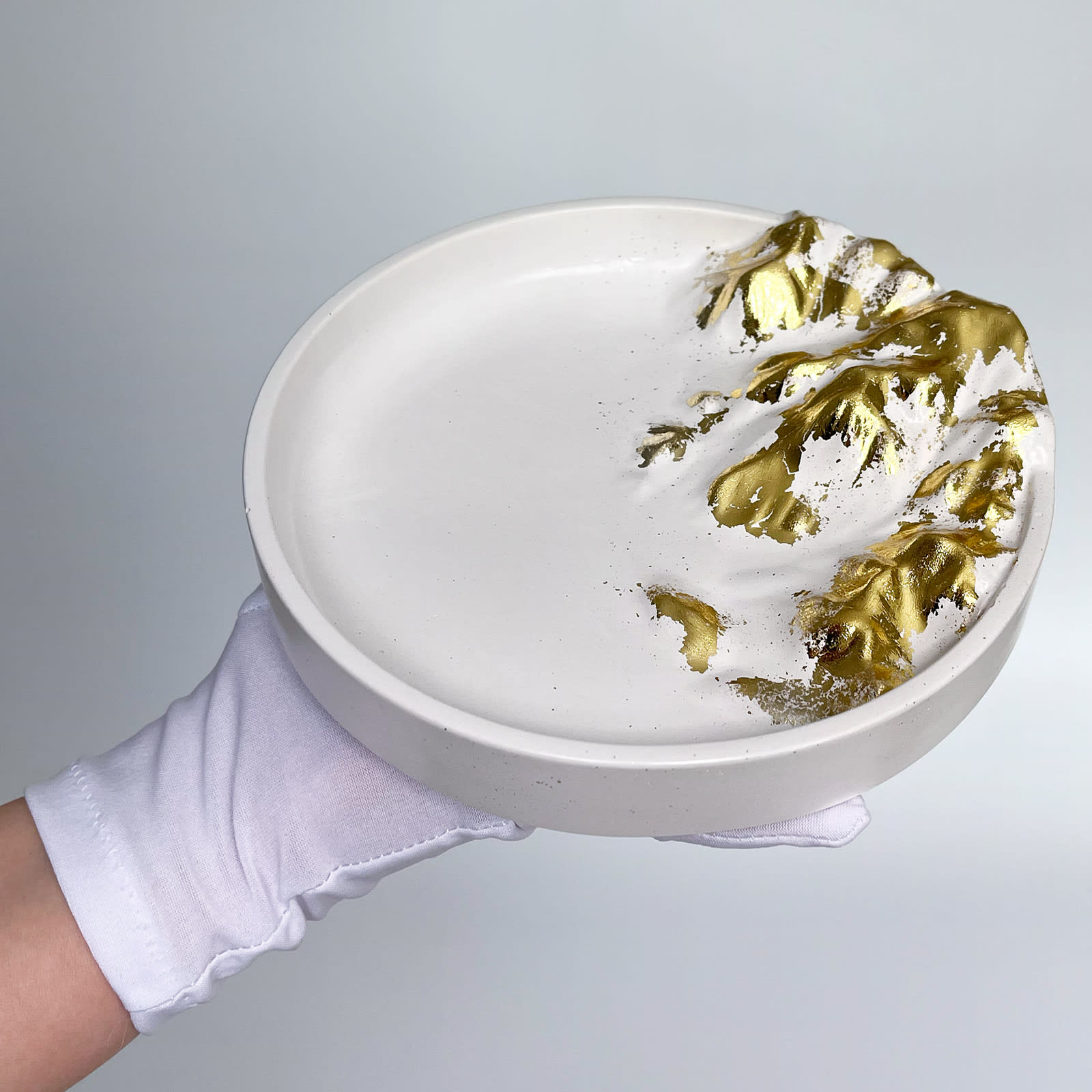 Таця Золоті Гори | Гіпсовий Виріб від майстерні "Щаслива Качка" - Слайд 13