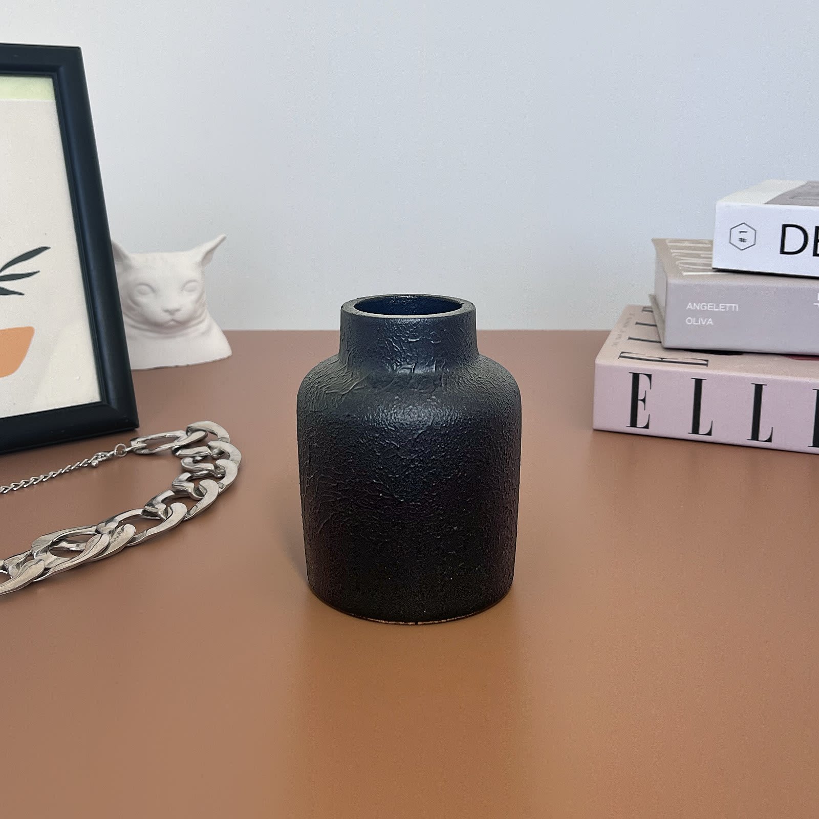 Ваза Scandi Фактурна | Гіпсовий Виріб від майстерні "Щаслива Качка" - Слайд 9