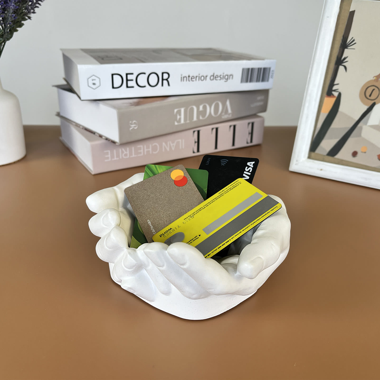 Кашпо Долоні | Гіпсовий Виріб від майстерні "Щаслива Качка" - Слайд 9