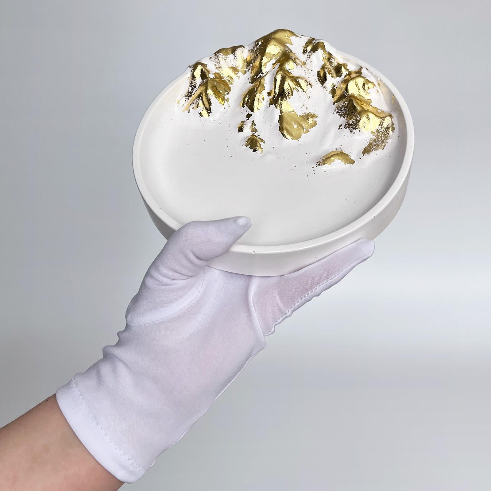 Таця Золоті Гори | Гіпсовий Виріб від майстерні "Щаслива Качка" - Слайд 10