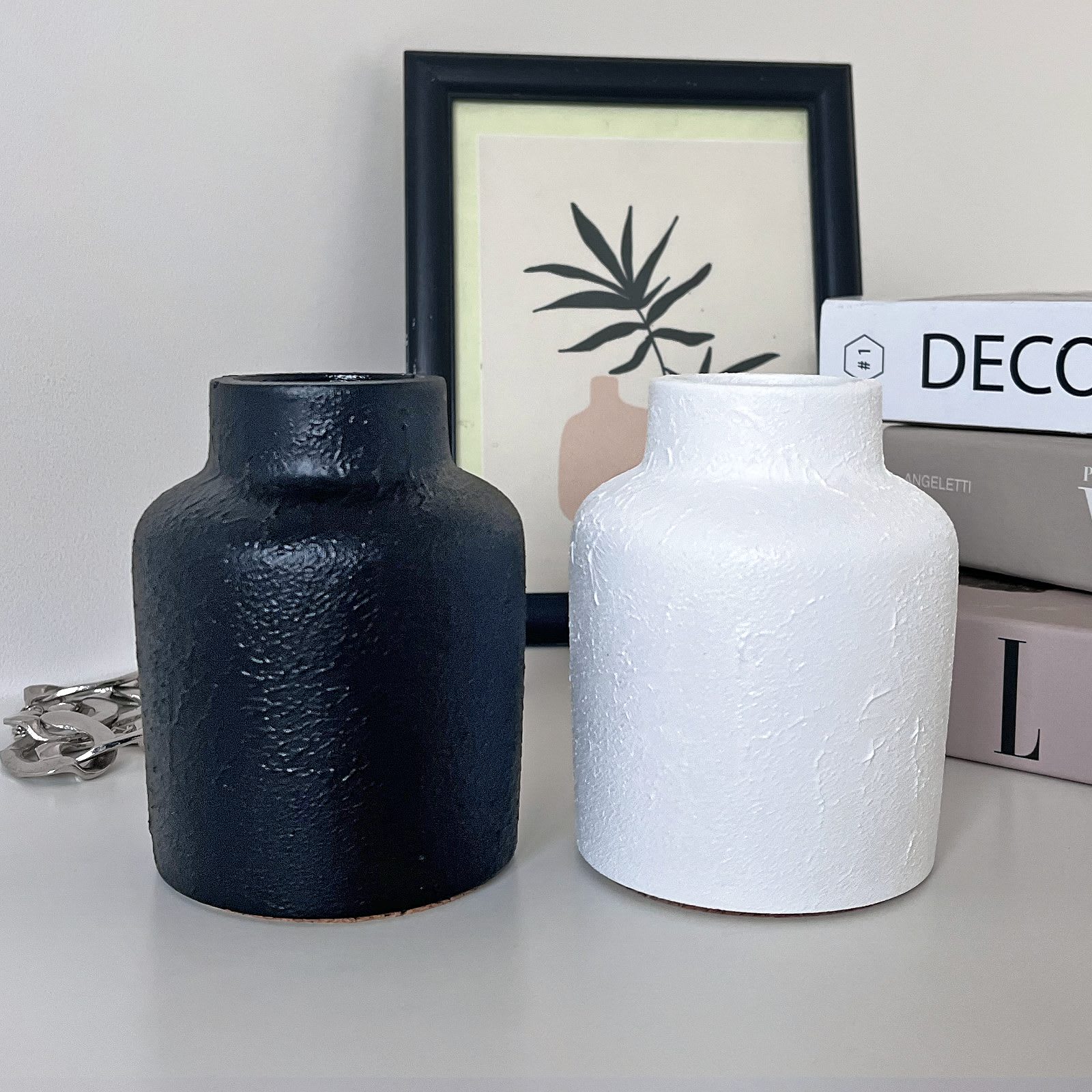 Ваза Scandi Фактурна | Гіпсовий Виріб від майстерні "Щаслива Качка" - Слайд 10