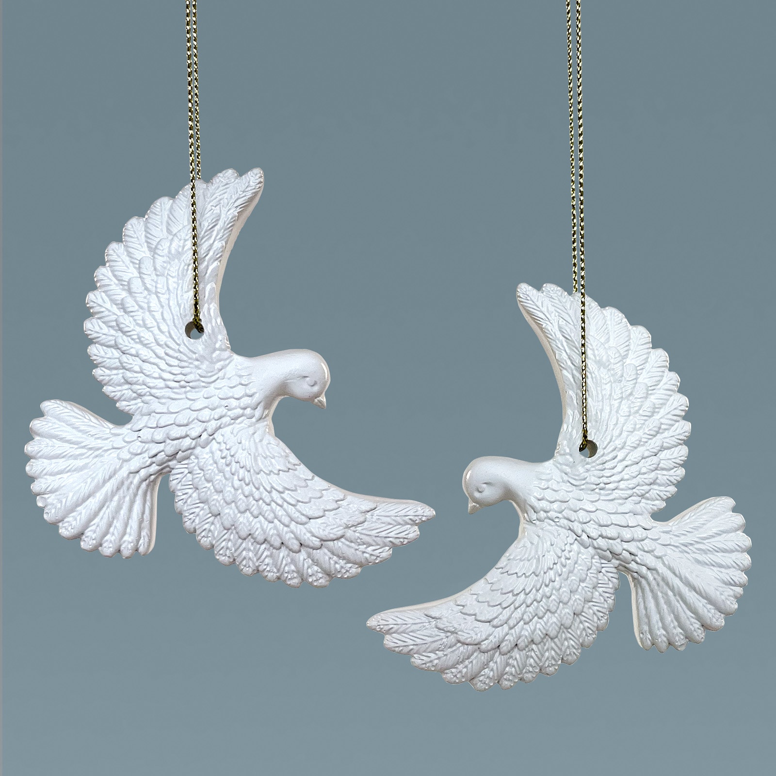 Фігурка Дикі Горлиці Дружби – підвіски зі шнурком (набір з 2 штук) з Гіпсу