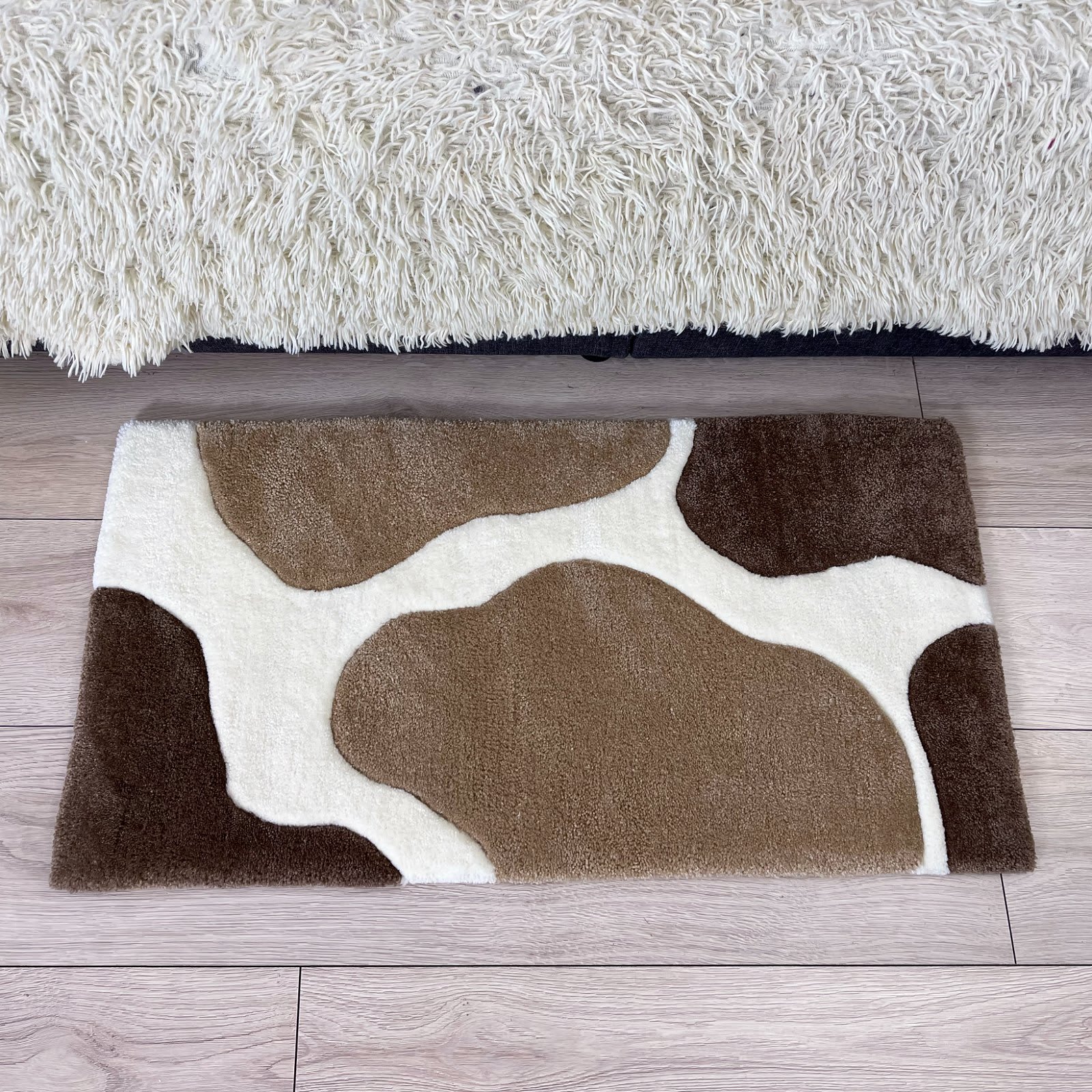 Килим Молочна Річка — абстрактна мапа / коров’яча шкура | Тафтинговий Килим від майстерні "Щаслива Качка" - Слайд 3