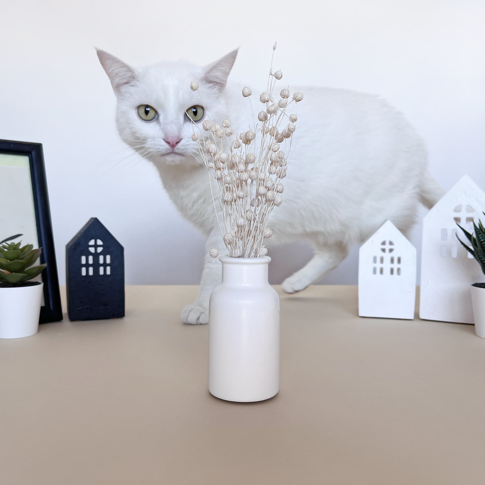 Ваза Флакена Мала | Гіпсовий Виріб від майстерні "Щаслива Качка" - Слайд 11