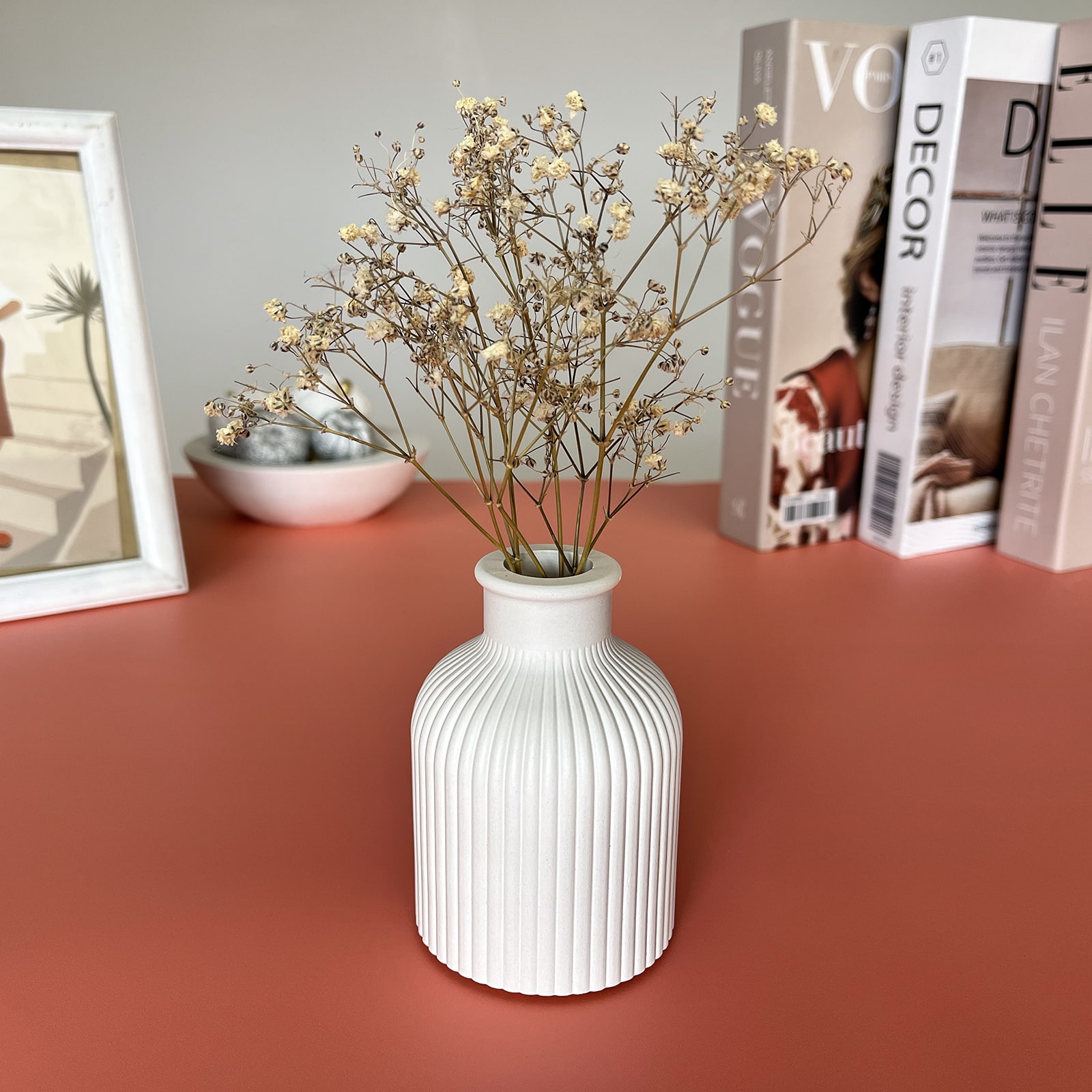 Ваза Ребриста | Гіпсовий Виріб від майстерні "Щаслива Качка" - Слайд 8