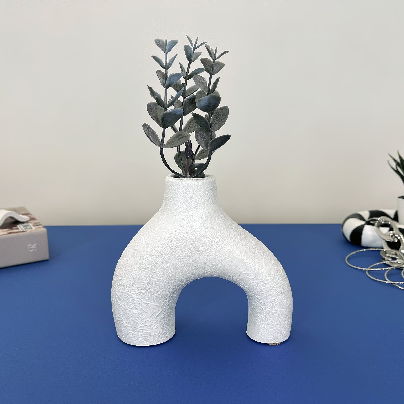 Ваза Арка Фактурна | Гіпсовий Виріб від майстерні "Щаслива Качка" - Слайд 7