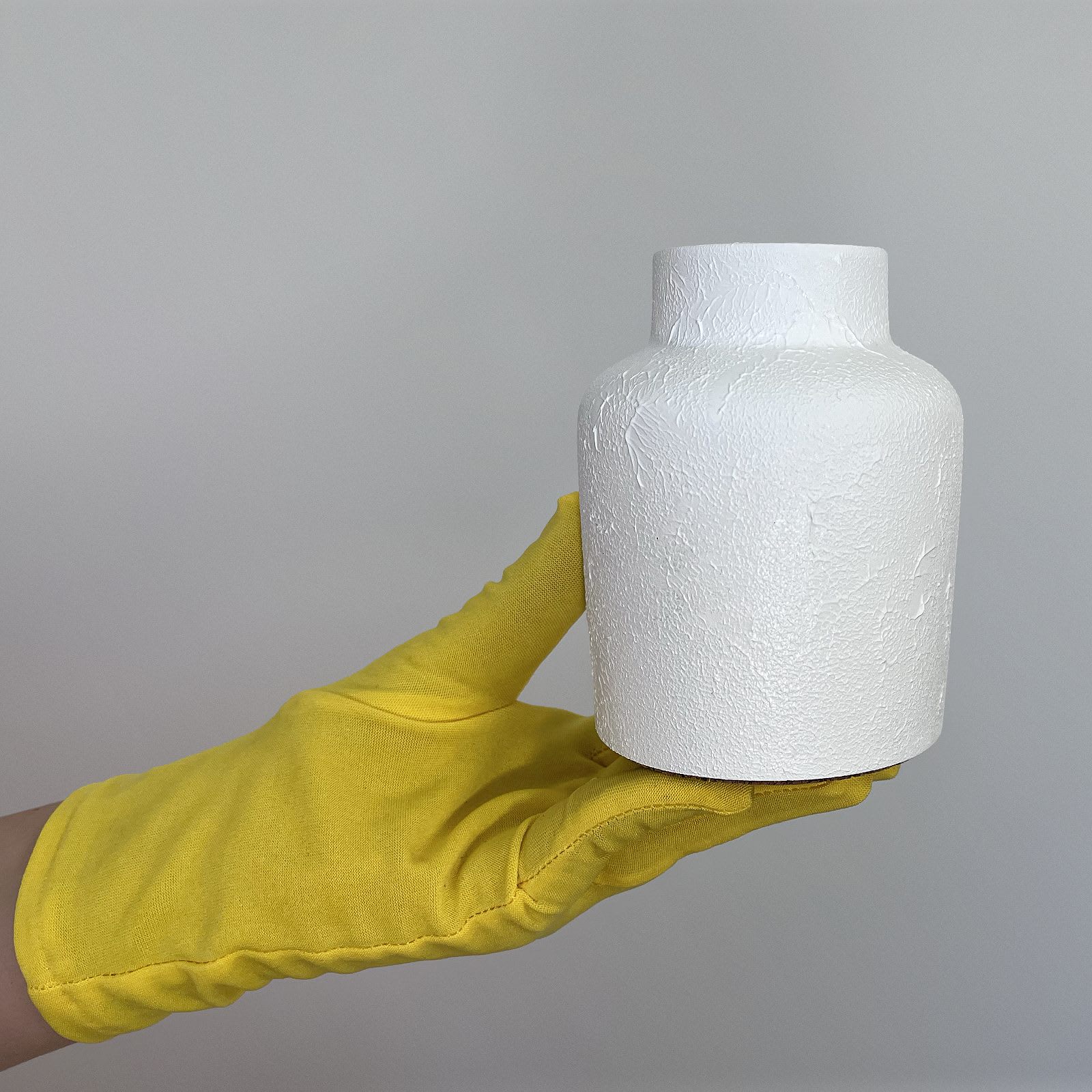 Ваза Scandi Фактурна | Гіпсовий Виріб від майстерні "Щаслива Качка" - Слайд 7