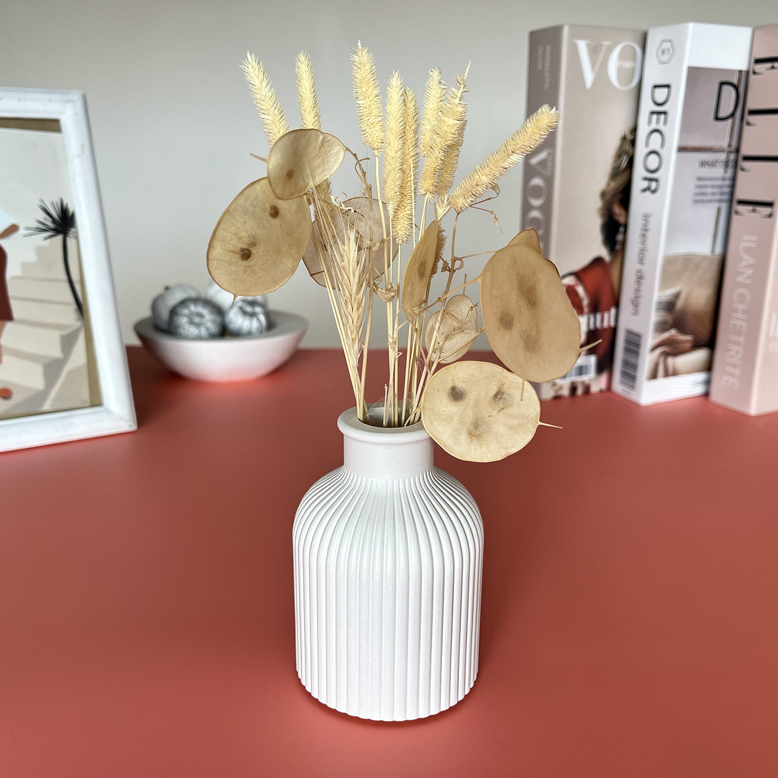 Ваза Ребриста | Гіпсовий Виріб від майстерні "Щаслива Качка" - Слайд 6