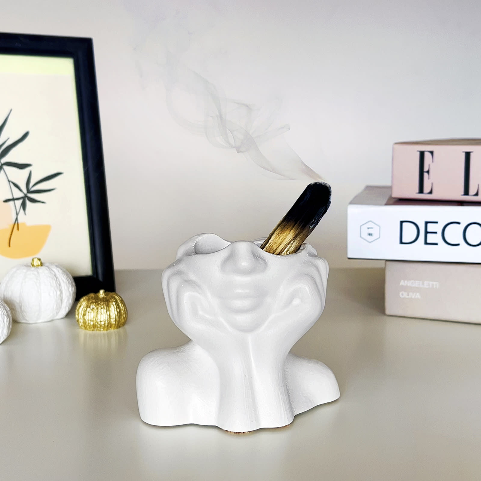 Кашпо Ніжна Мрійниця | Гіпсовий Виріб від майстерні "Щаслива Качка" - Слайд 2