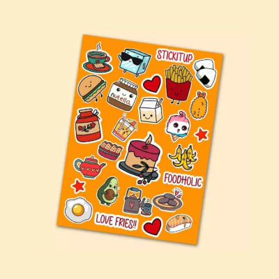 Custom Sticker Sheet A6 Waterproof