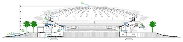 National Indoor Stadium - Section Site View