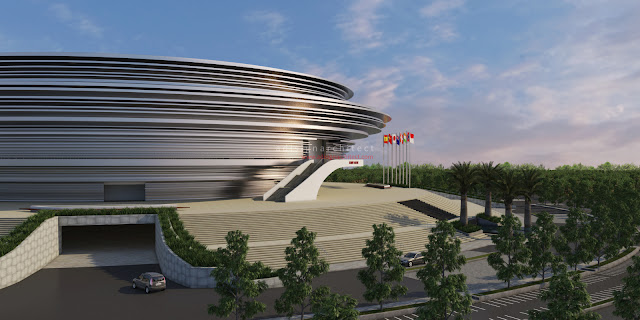 National Indoor Stadium - Complete View