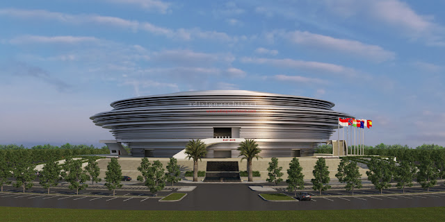 National Indoor Stadium - Exterior View