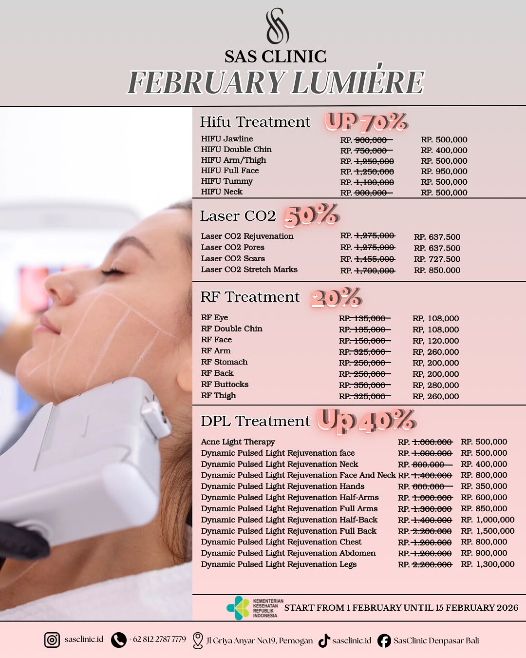 February Lumière - Treatment Details