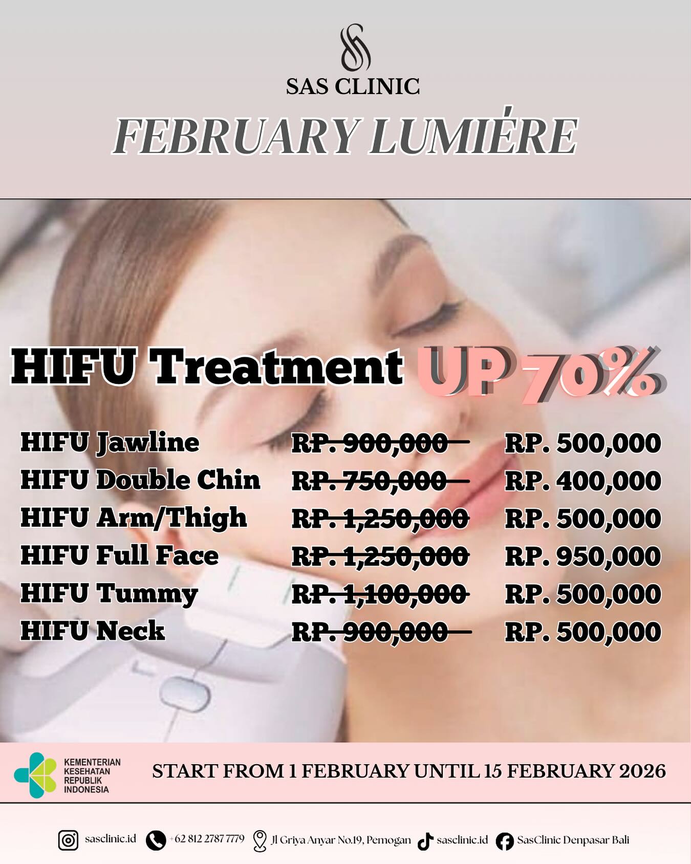 HIFU Treatment Special - Up to 70% OFF