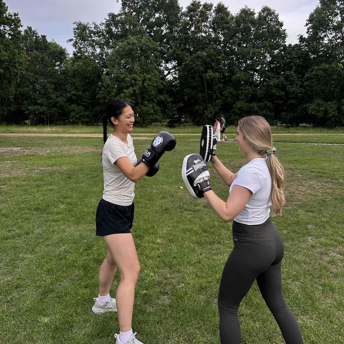 Boxing fitness class