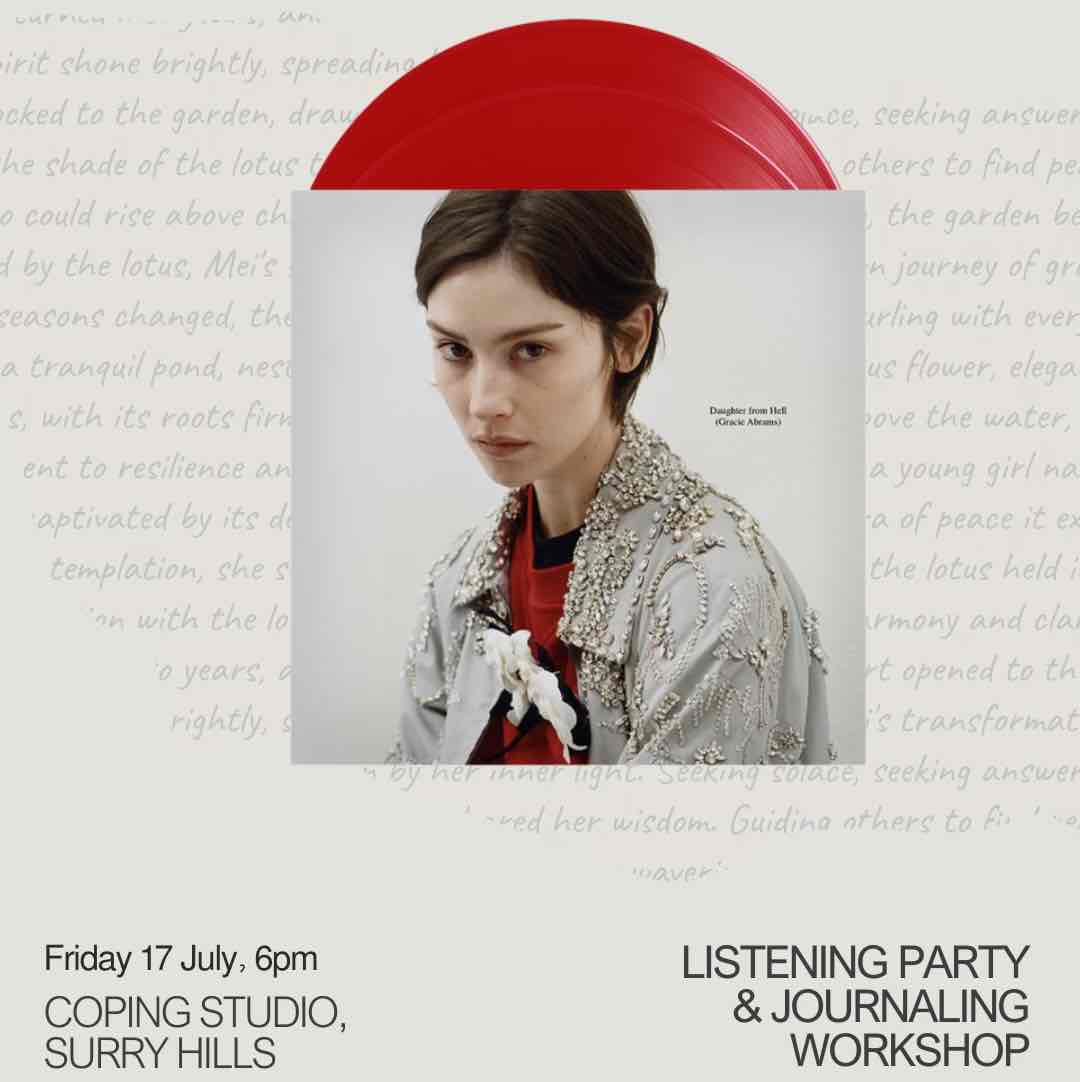 Gracie Abrams 'Daughter From Hell' Listening Party