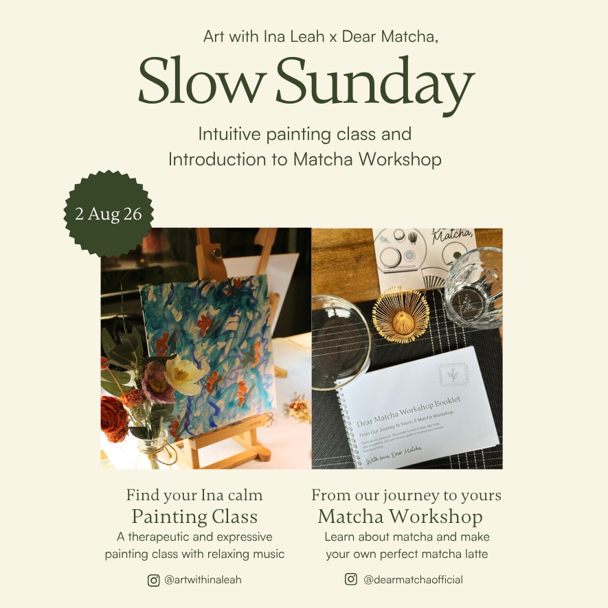 Slow Sunday: Paint and Matcha Workshop