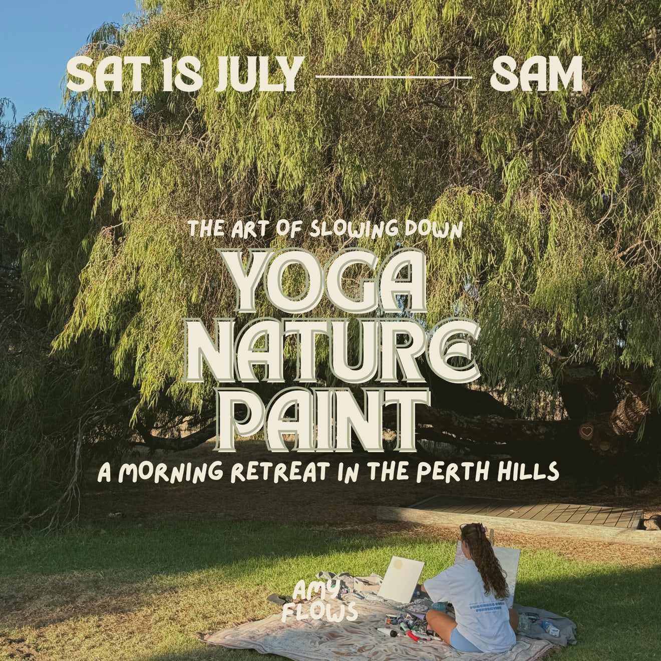 perth hills morning retreat 🧘🏼🍃🎨