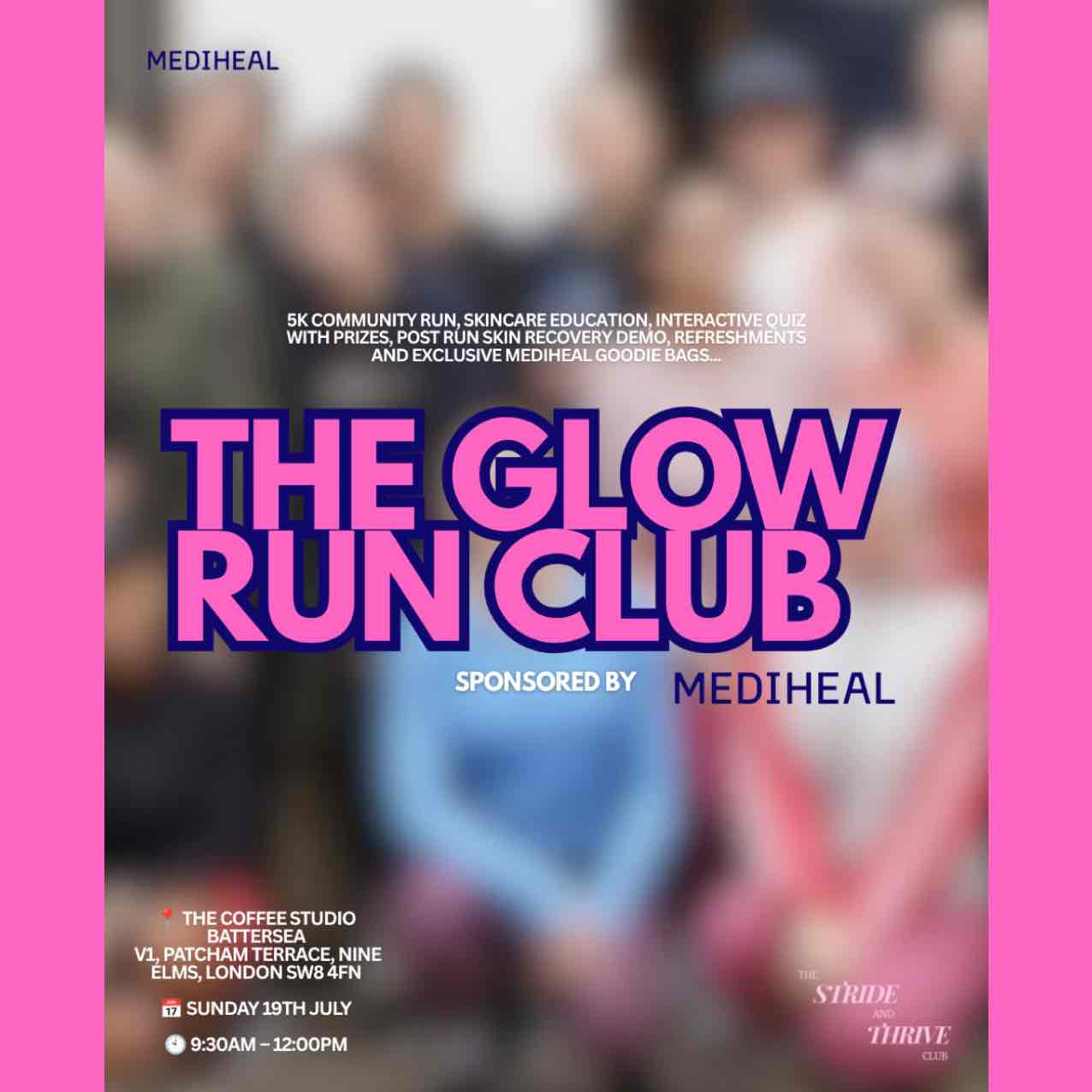 The Glow Run Club sponsored by Mediheal⭐️