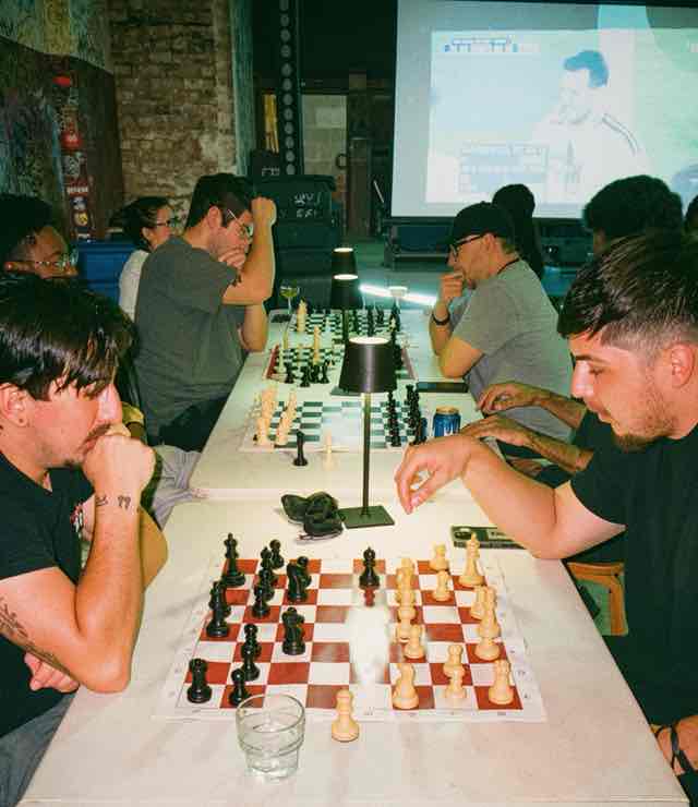Chess @ the giant penny whistle 