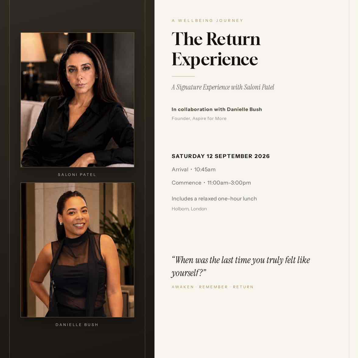 The Return Experience