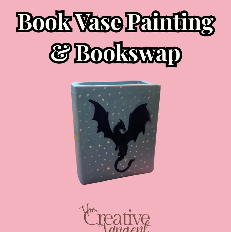 Book Vase Painting & Bookswap