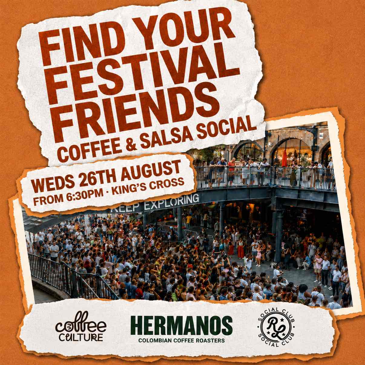 FIND YOUR FESTIVAL FRIENDS💃🏽☕️ event image