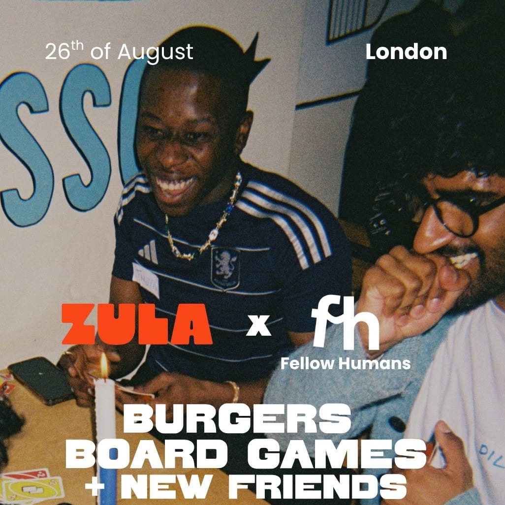 Zula x FH, Burgers, Board Games + New Friends event image