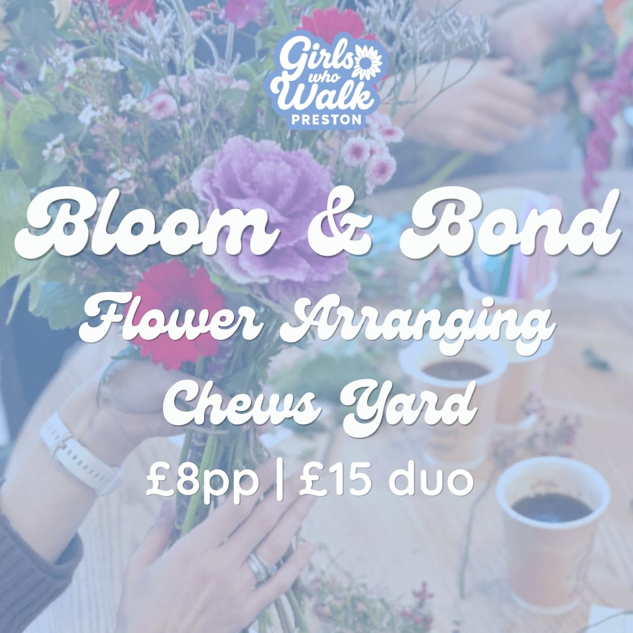 Bloom & Bond – Flower Arranging @ Chews Yard 🌸🪻