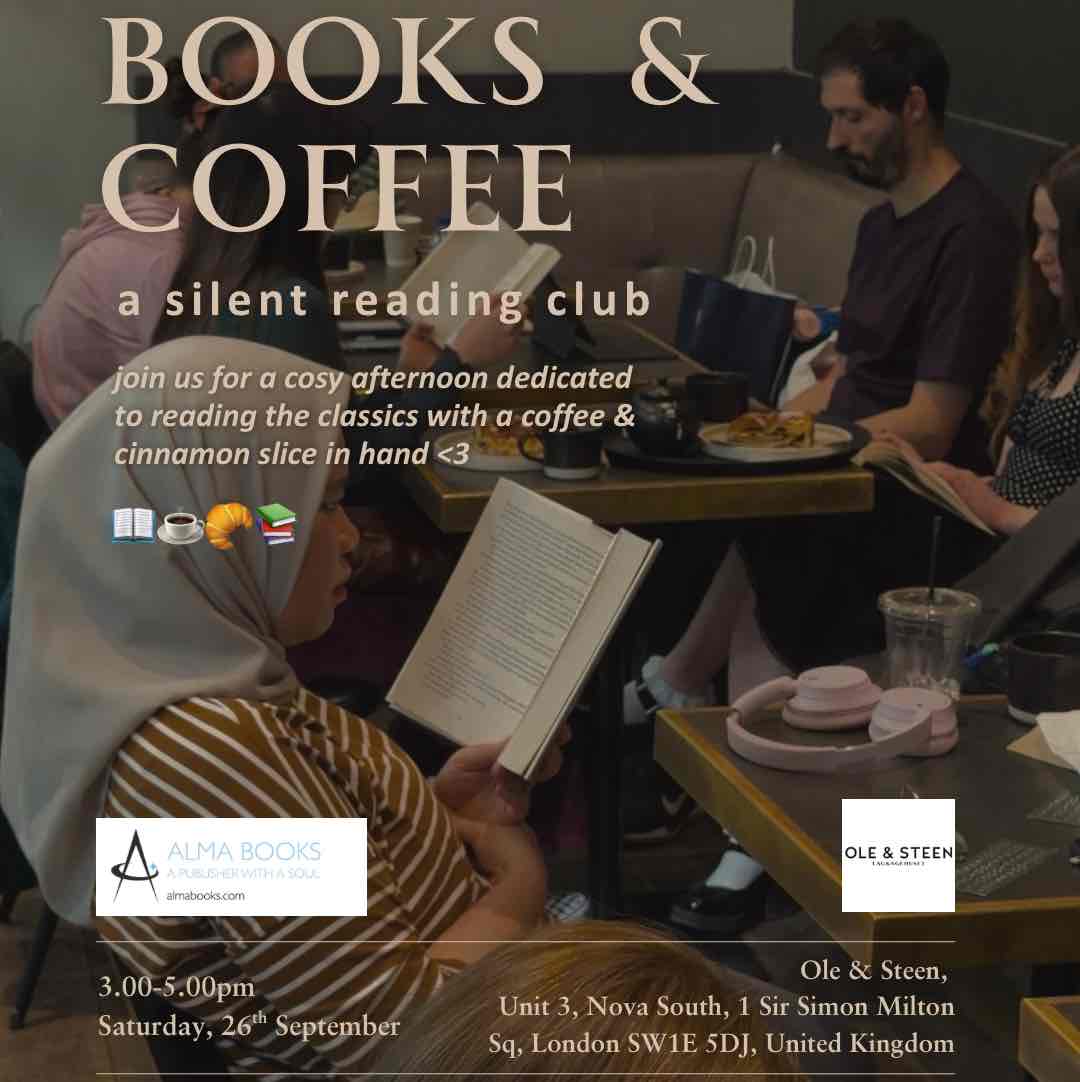 Books & Coffee - Silent Reading Club (Classics)