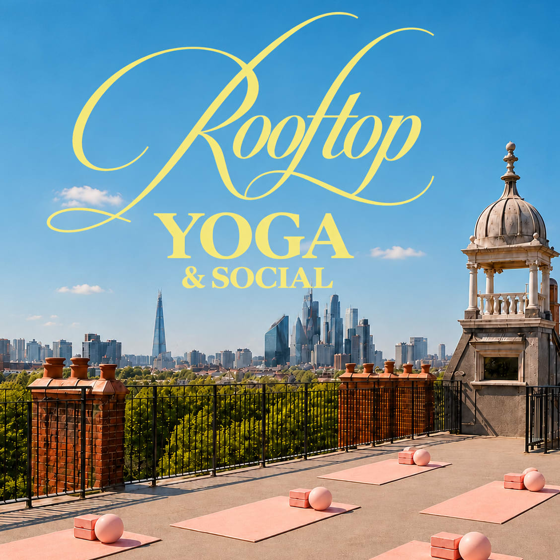 rooftop yoga & wellness social ☀️🧘♀️