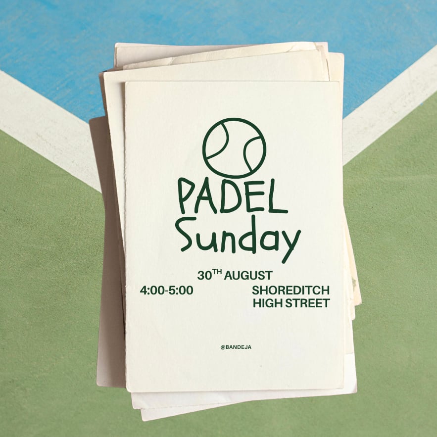 Sunday padel @ Shoreditch high street